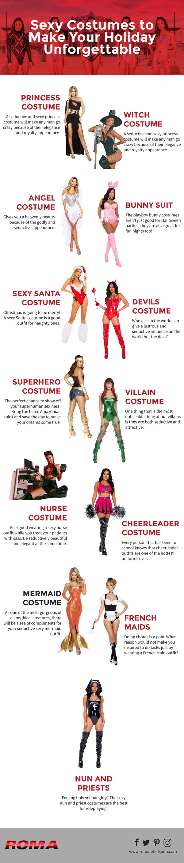 Sexy Costumes to Make Your Holiday Unforgettable