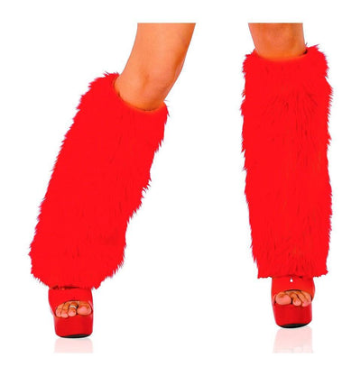 Buy Pair of Fur Boot Cover Fluffies from RomaRetailShop for 28.99 with Same Day Shipping Designed by Roma Costume C121-Red-O/S