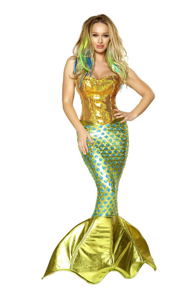 Buy 2pc Siren of the Sea Mermaid Costume from RomaRetailShop for 240.00 with Same Day Shipping Designed by Roma Costume 4352-AS-S