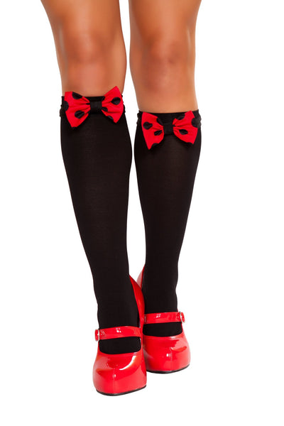 Buy Mouse Bows for Stockings from RomaRetailShop for 7.50 with Same Day Shipping Designed by Roma Costume 10091B-Red/Blk-O/S