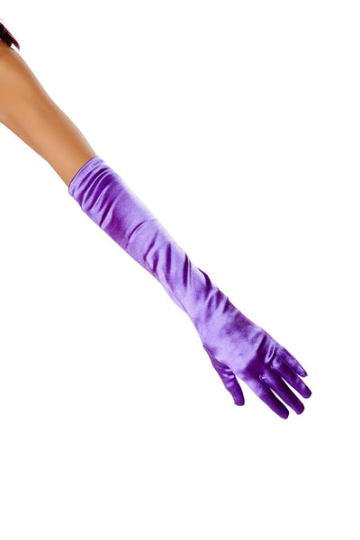 Buy Stretch Satin Gloves from RomaRetailShop for 5.62 with Same Day Shipping Designed by Roma Costume 10104-PP-O/S
