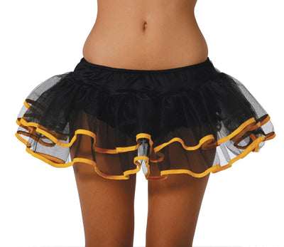 Buy Double Layered Petticoat from RomaRetailShop for 14.99 with Same Day Shipping Designed by Roma Costume 1600-Blk/Yell-O/S