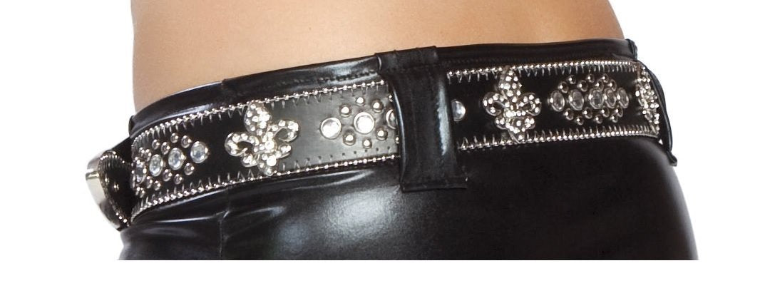 Buy 1pc Rhinestone Belt from RomaRetailShop for 26.99 with Same Day Shipping Designed by Roma Costume 3182-Blk-O/S