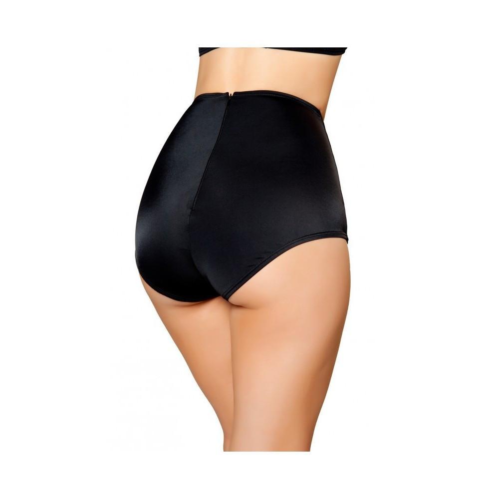 Buy High-Waisted Pinup Style Shorts from RomaRetailShop for 17.25 with Same Day Shipping Designed by Roma Costume SH3090-Blk-S/M