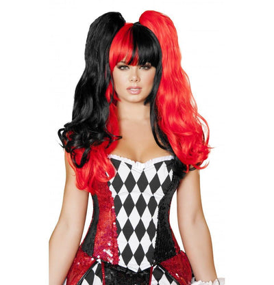 Buy Black and Red Wig from RomaRetailShop for  with Same Day Shipping Designed by Roma Costume
