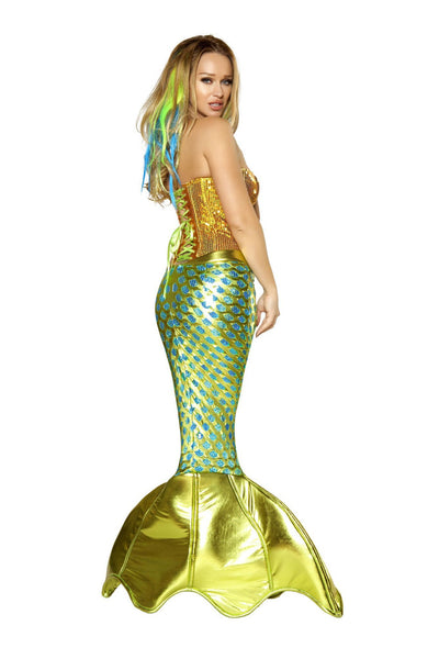 Buy 2pc Siren of the Sea Mermaid Costume from RomaRetailShop for 240.00 with Same Day Shipping Designed by Roma Costume 4352-AS-S