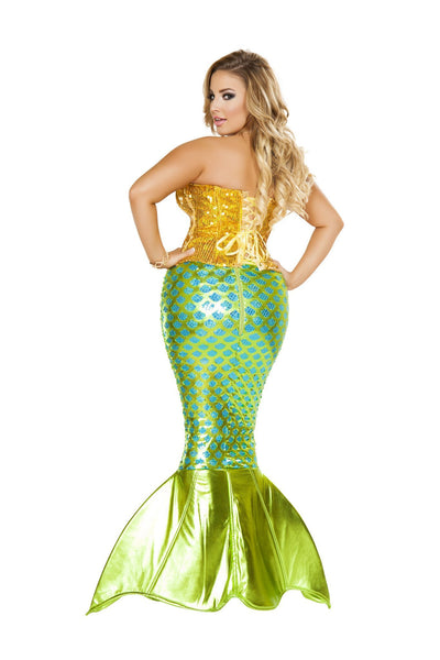 Buy 2pc Siren of the Sea Mermaid Costume from RomaRetailShop for 240.00 with Same Day Shipping Designed by Roma Costume 4352-AS-S