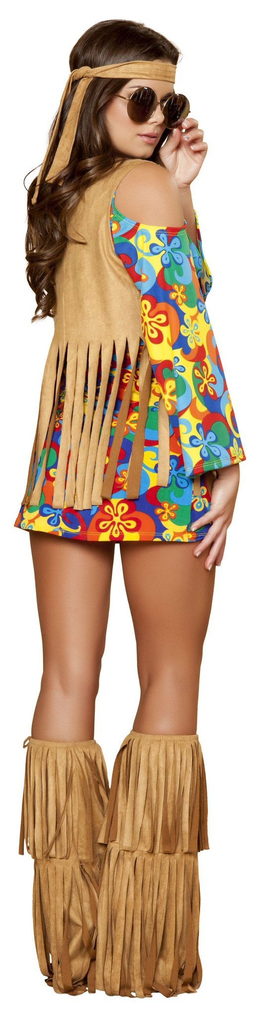 Buy 3pc Hippie Hottie Costume from RomaRetailShop for 64.99 with Same Day Shipping Designed by Roma Costume 4436-AS-S/M
