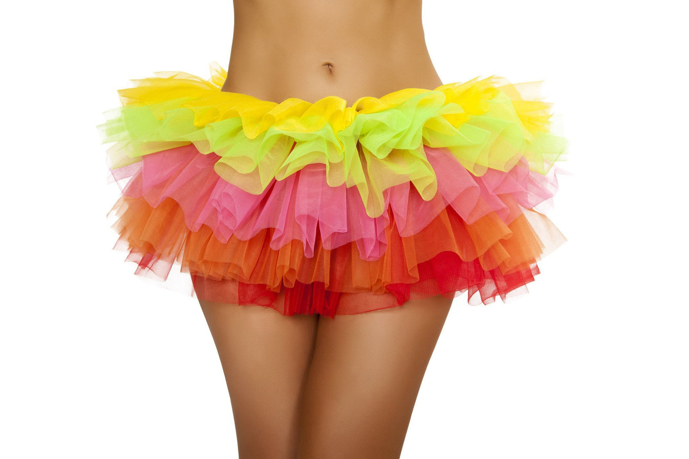 Buy Fluffy Mini Petticoat from RomaRetailShop for 7.99 with Same Day Shipping Designed by Roma Costume 4457-Rainbow-O/S