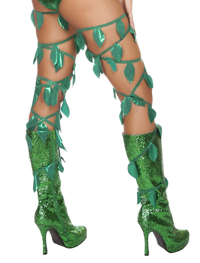 Buy Green Leaf Thigh Wraps from RomaRetailShop for  with Same Day Shipping Designed by Roma Costume, Inc.