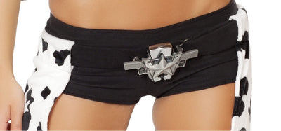 Buy Double Gun Belt Buckle with Star Detail from RomaRetailShop for 11.25 with Same Day Shipping Designed by Roma Costume 4780-AS-O/S