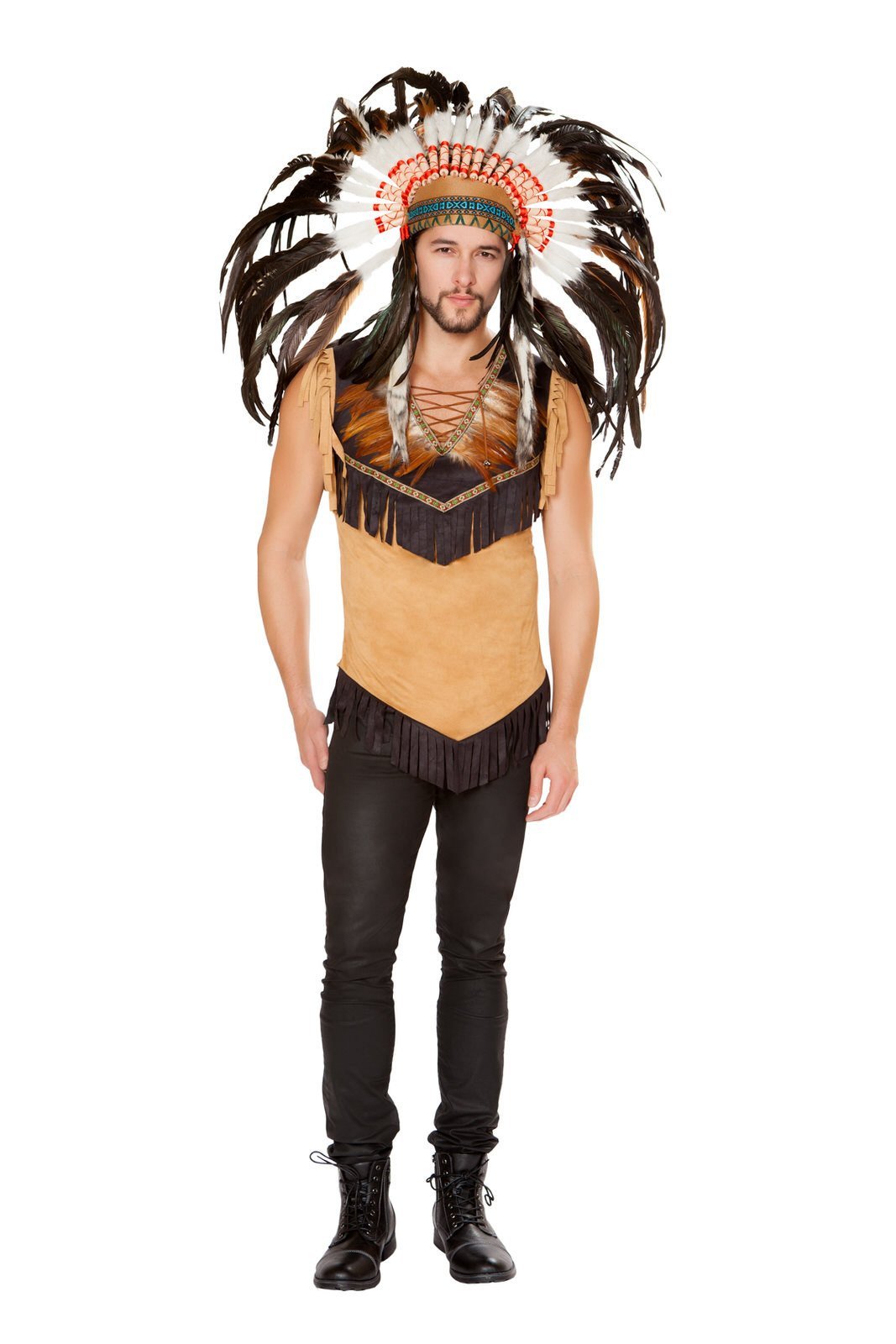 Buy 1pc Men’s Native Indian from RomaRetailShop for 44.99 with Same Day Shipping Designed by Roma Costume 4797-AS-S