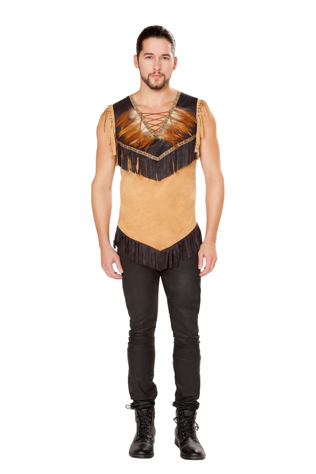 Buy 1pc Men’s Native Indian from RomaRetailShop for 44.99 with Same Day Shipping Designed by Roma Costume 4797-AS-S