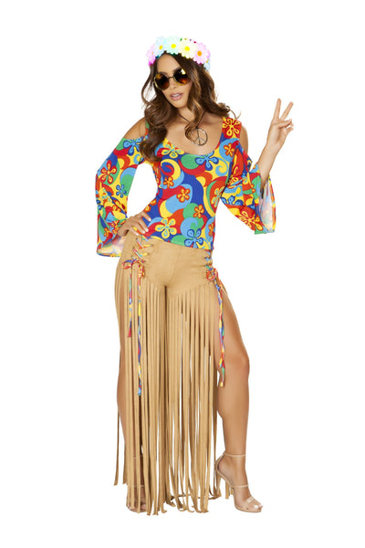 Buy 2pc Hippie Princess from RomaRetailShop for 69.99 with Same Day Shipping Designed by Roma Costume 4881-AS-S