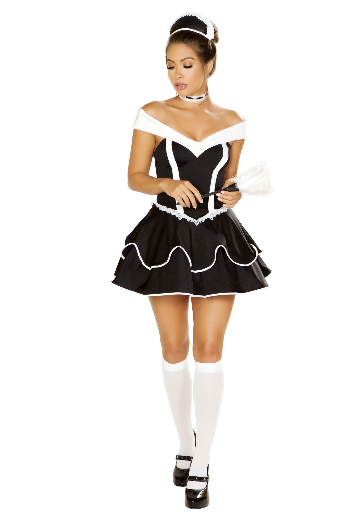 Buy 4pc Sexy Chamber Maid from RomaRetailShop for 69.99 with Same Day Shipping Designed by Roma Costume 4886-AS-S