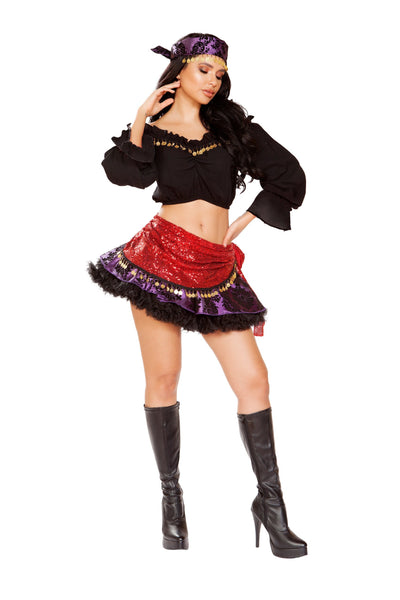 Buy 4pc Traveling Gypsy from RomaRetailShop for 58.99 with Same Day Shipping Designed by Roma Costume 4933-AS-S