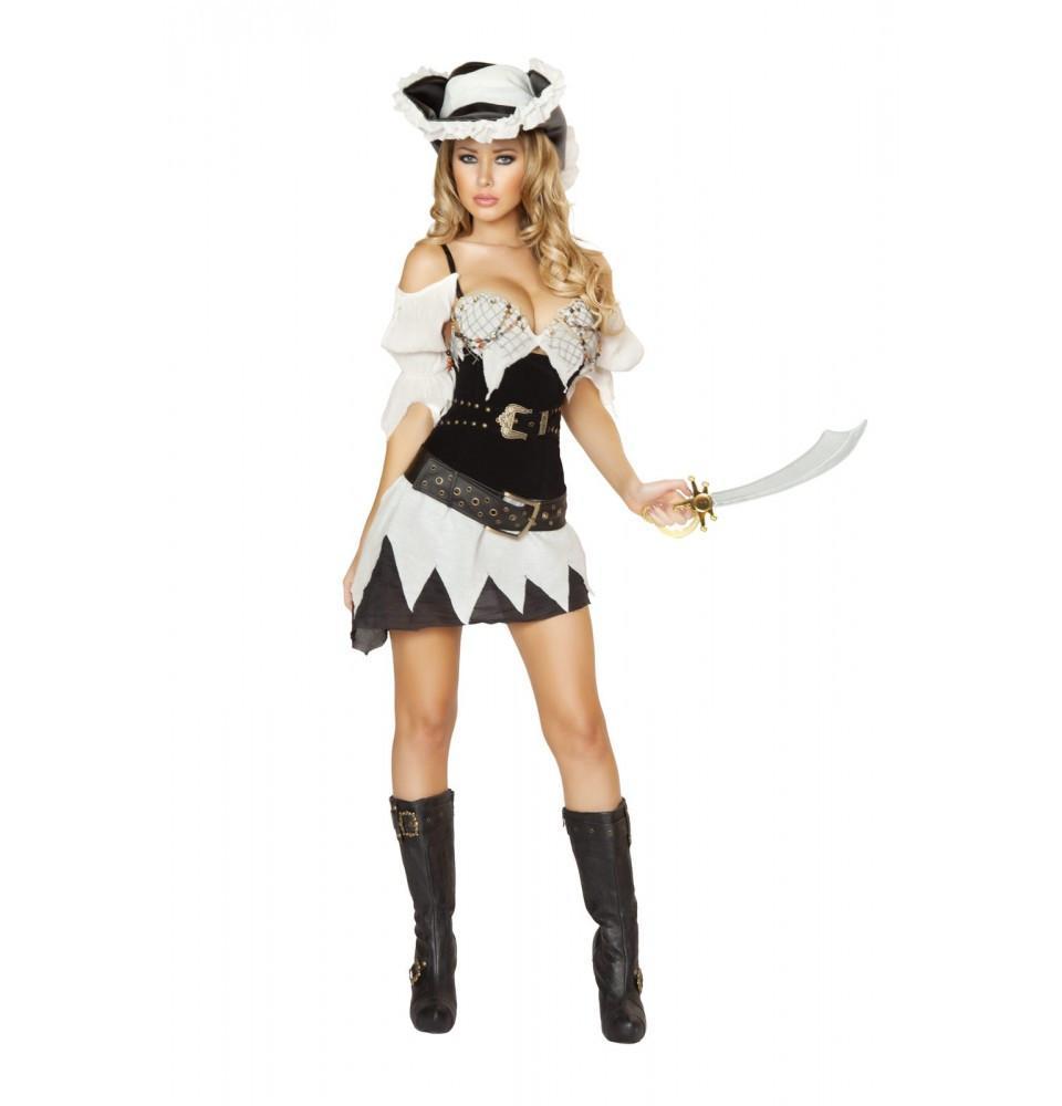 Buy 5pc Sexy Shipwrecked Sailor Costume from RomaRetailShop for 109.99 with Same Day Shipping Designed by Roma Costume 4528-AS-L