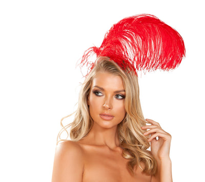 Buy Feather Headband from RomaRetailShop for 3.99 with Same Day Shipping Designed by Roma Costume 4954-Red-O/S
