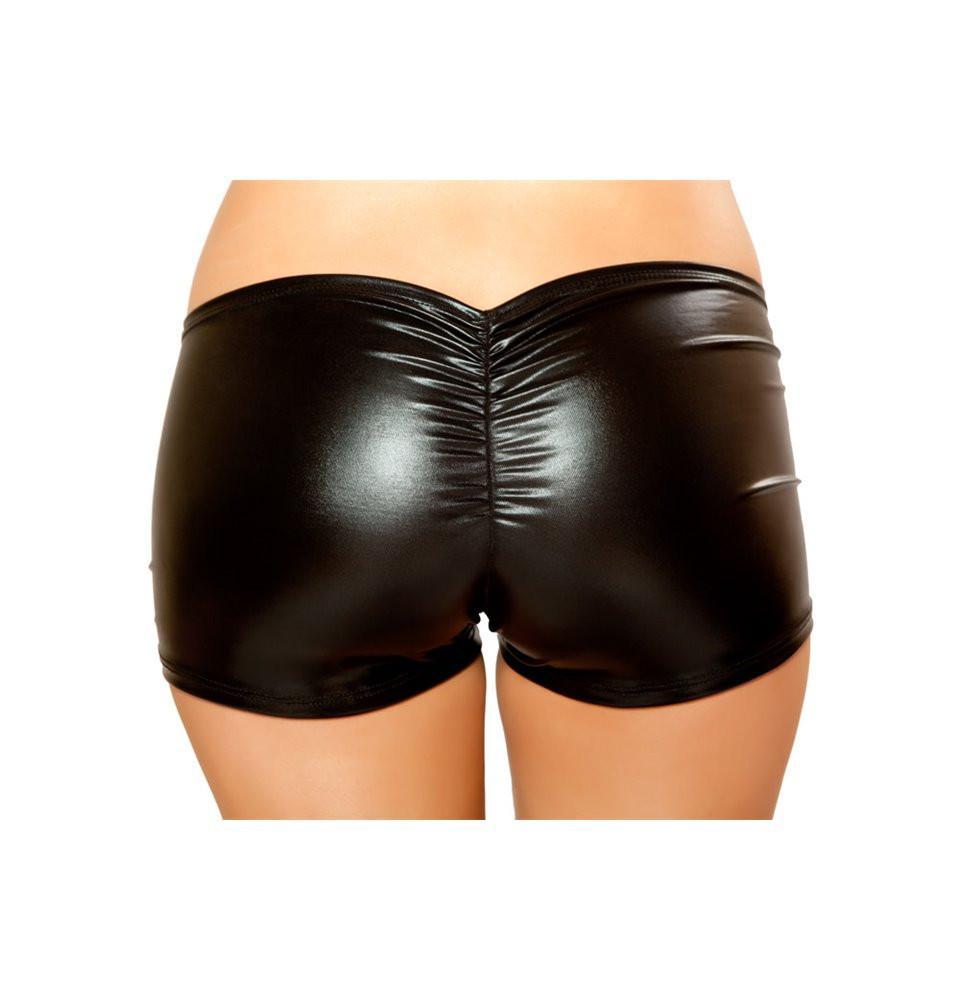 Buy Pucker Back Metallic Short from RomaRetailShop for 13.99 with Same Day Shipping Designed by Roma Costume SHLQ229-PP-M/L