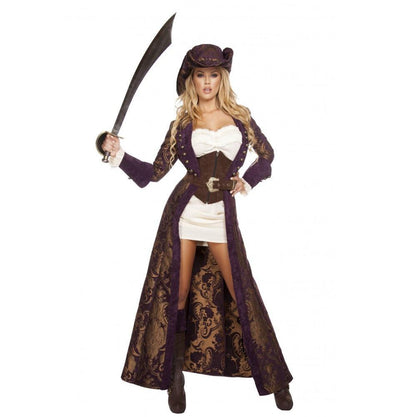 Buy 6pc Decadent Pirate Diva Costume from RomaRetailShop for 239.99 with Same Day Shipping Designed by Roma Costume, Inc. 4574-AS-S