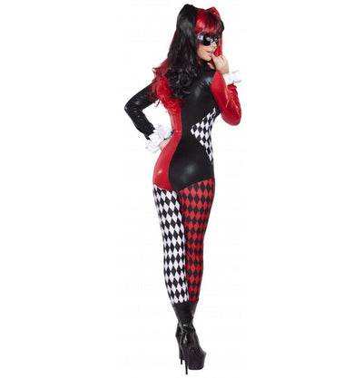 Buy 2pc Villainous Vixen Harley Quinn Costume from RomaRetailShop for 58.99 with Same Day Shipping Designed by Roma Costume, Inc. 4598-AS-S
