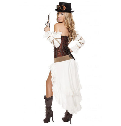 Buy 7pc Sexy Steampunk Babe Pirate Costume from RomaRetailShop for 177.99 with Same Day Shipping Designed by Roma Costume, Inc. 4576-AS-S
