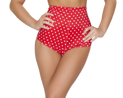 Buy High-Waisted Pinup Style Shorts from RomaRetailShop for 8.99 with Same Day Shipping Designed by Roma Costume SH3090-Red-S/M